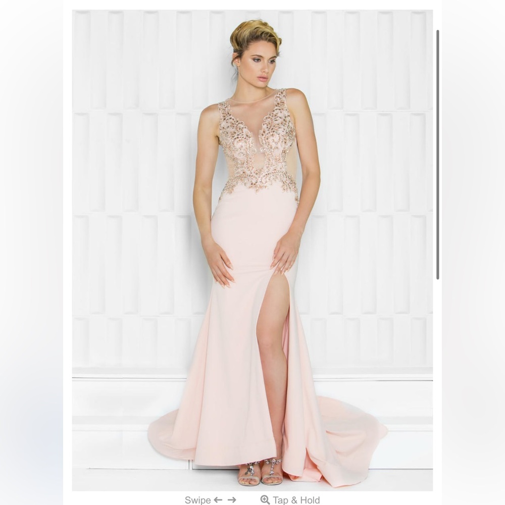 Worn once! Size 2 Prom dress .